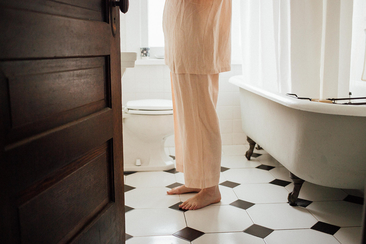 Seel Shelter P.J. Set Pant & Shirt in Dahlia made in vancouver canada