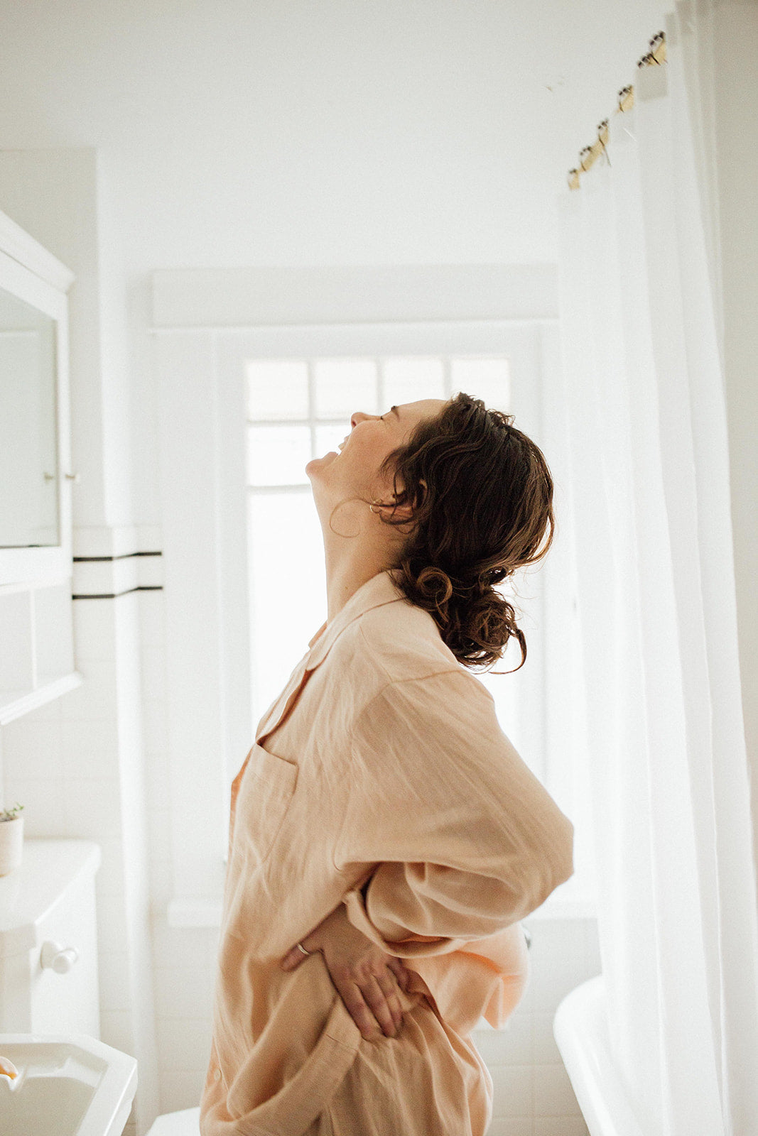 Seel Shelter P.J. Set Pant & Shirt in Dahlia made in vancouver canada