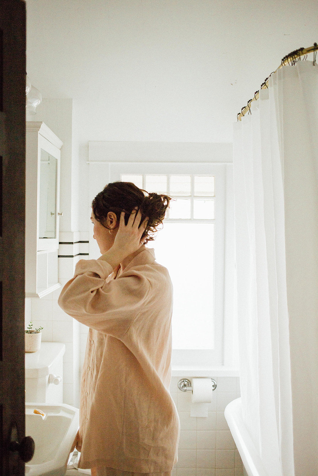 Seel Shelter P.J. Set Pant & Shirt in Dahlia made in vancouver canada