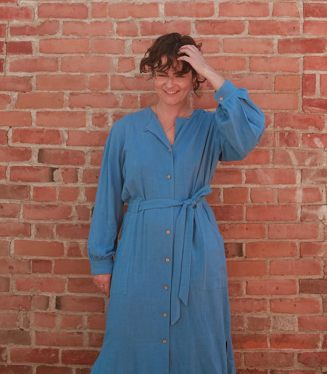 Jennifer Glasgow - Umiko Dress in Blue