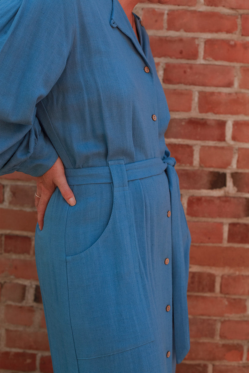 Jennifer Glasgow - Umiko Dress in Blue