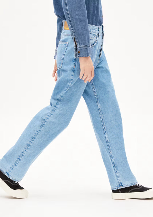 SS25 - ARMEDANGELS - Haayi Jeans Recycle Cotton in Horizon - side 2
