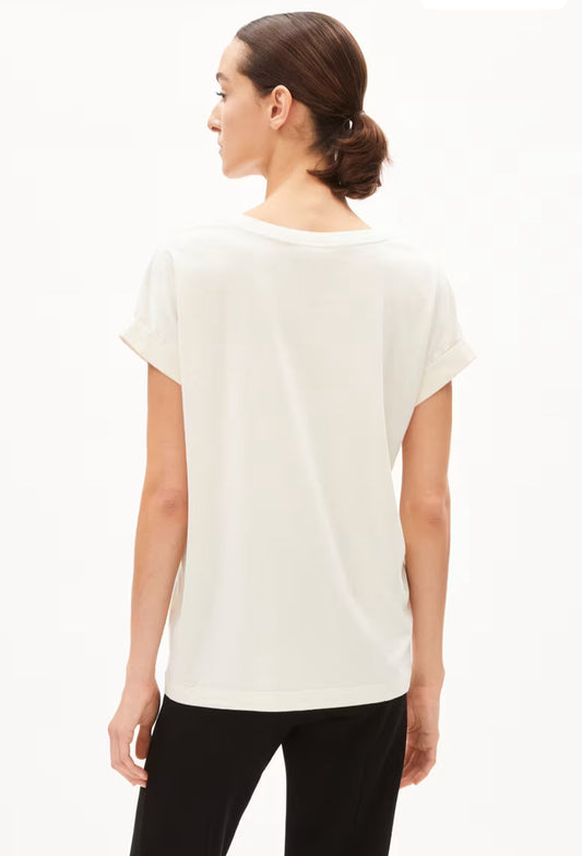 SS25 - ARMEDANGELS - Idaara Shirt in Undied - back 2