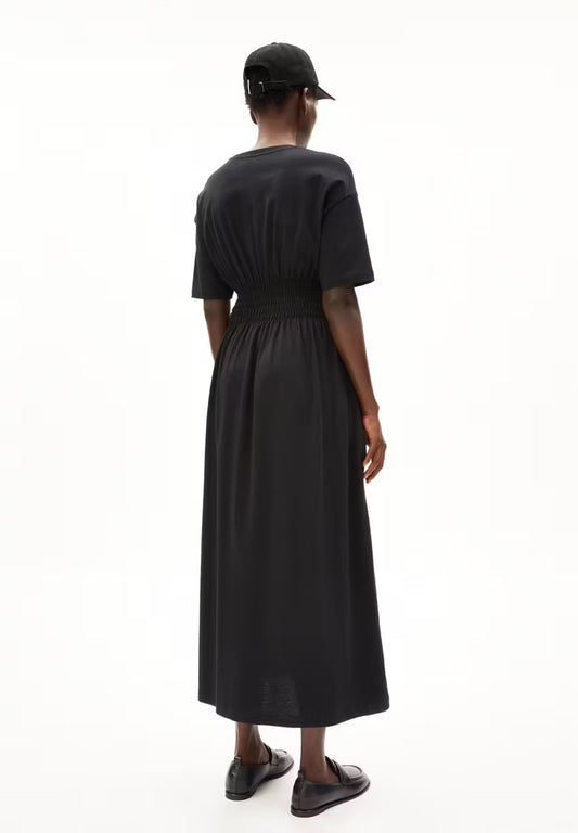 SS25 - ARMEDANGELS - Kiwanaa Dress in Black - back 2