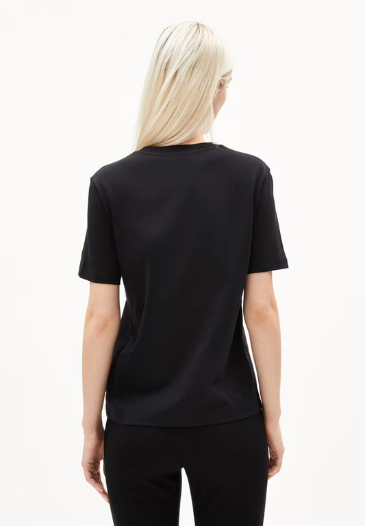 SS25 - ARMEDANGELS - Lualaa T-Shirt in Black - back 2