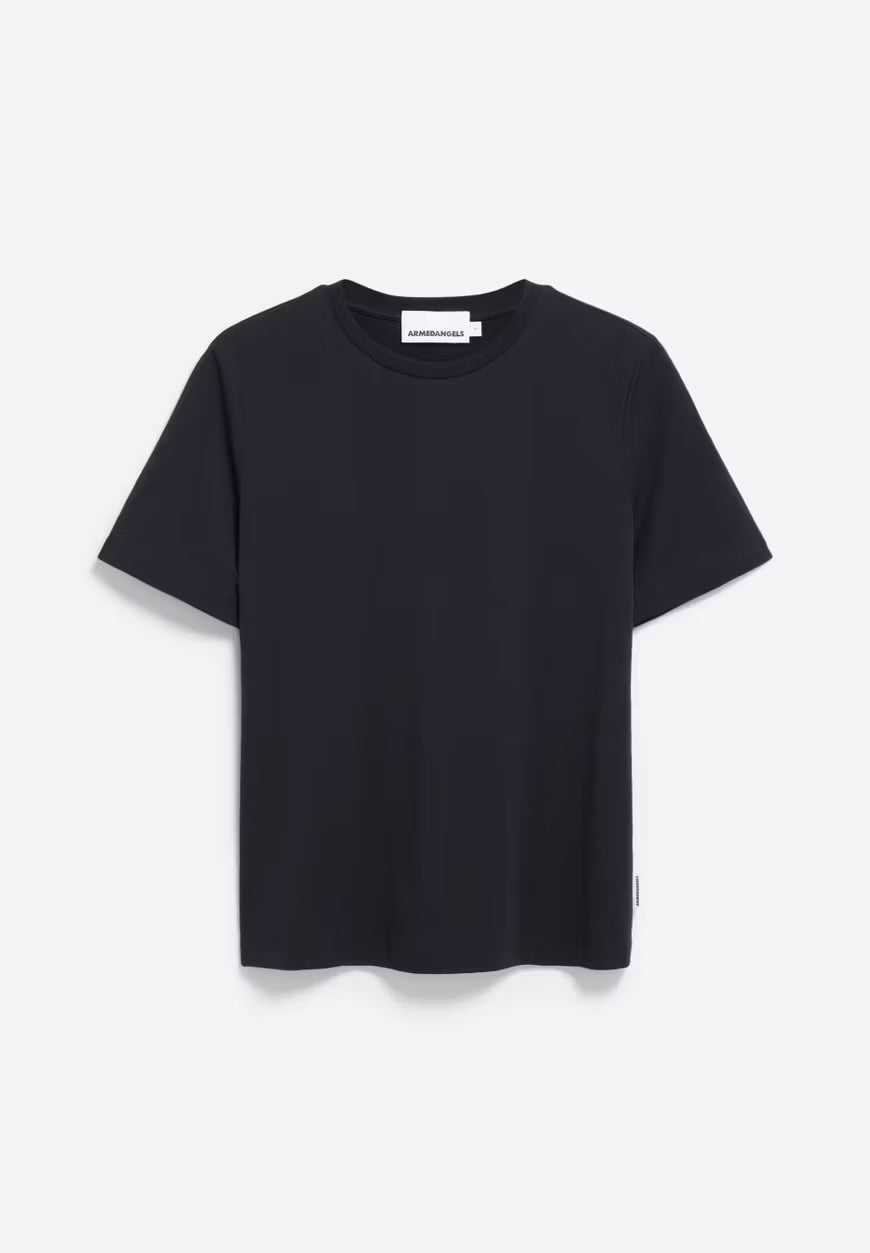 SS25 - ARMEDANGELS - Lualaa T-Shirt in Black - front display 5