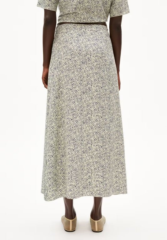 SS25 - ARMEDANGELS - Wolaa Skirt in Seagreen - back 3