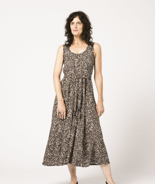 SS25 - Aliison Wonderland - Art Dress in Animal Print - front 2