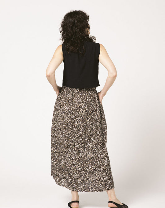 SS25 - Aliison Wonderland - Emily Skirt in Animal Print - front 2