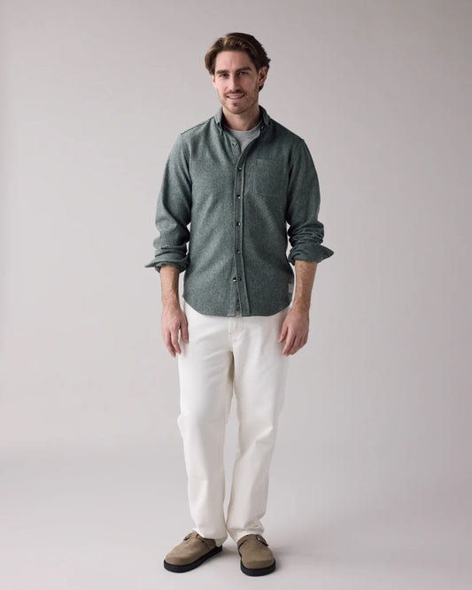 SS25 - Anián - Men's 12oz Lightweight Melton in Mosswood - front 2