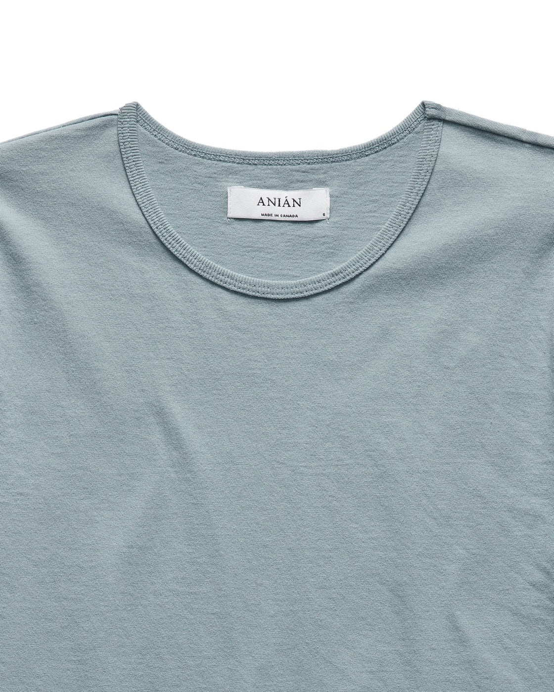 SS25 - Anián - The Circular Tee Dress in Cove - front close up 8