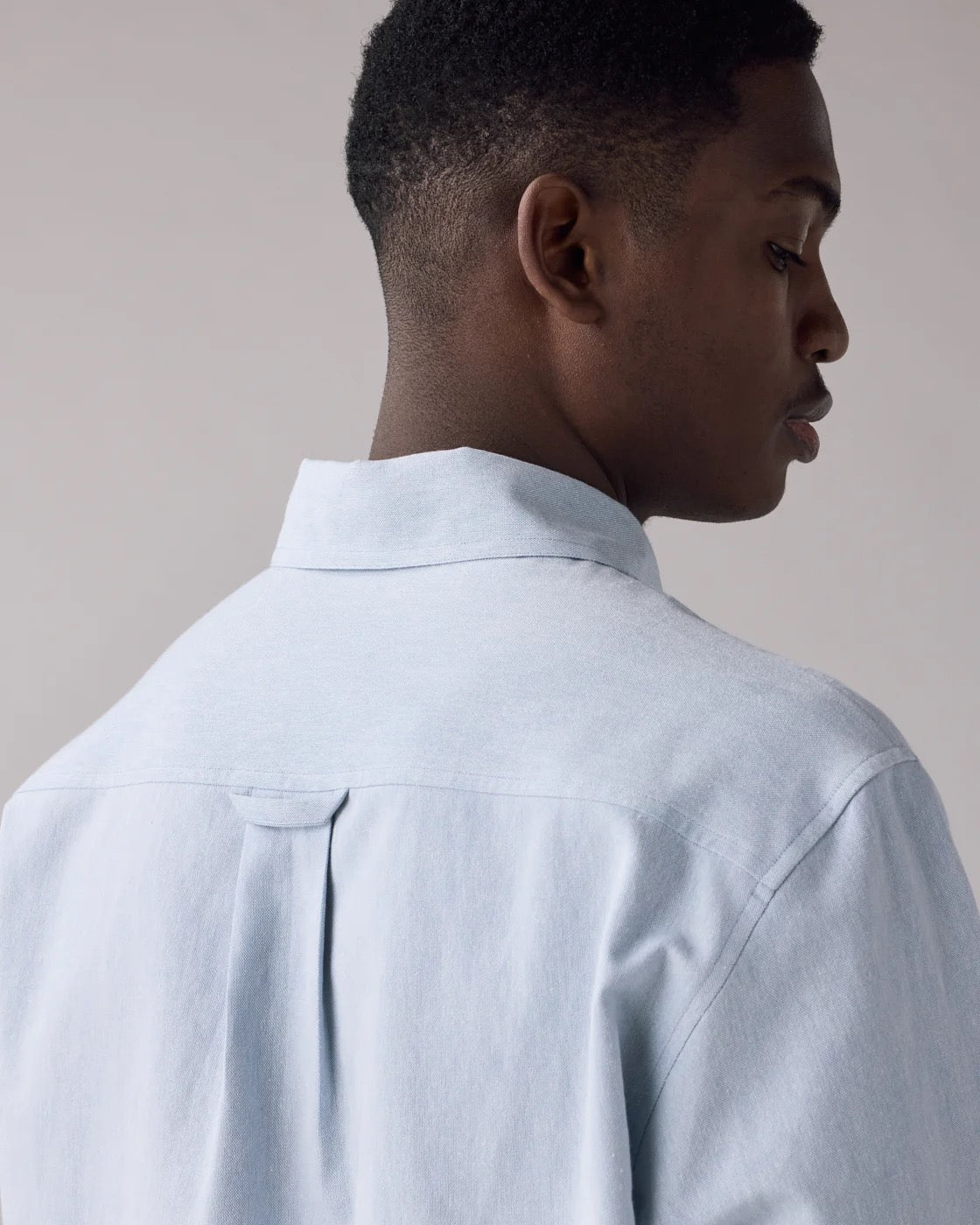 SS25 - Anián - The Haro Shirt L/S in Sky - back 5
