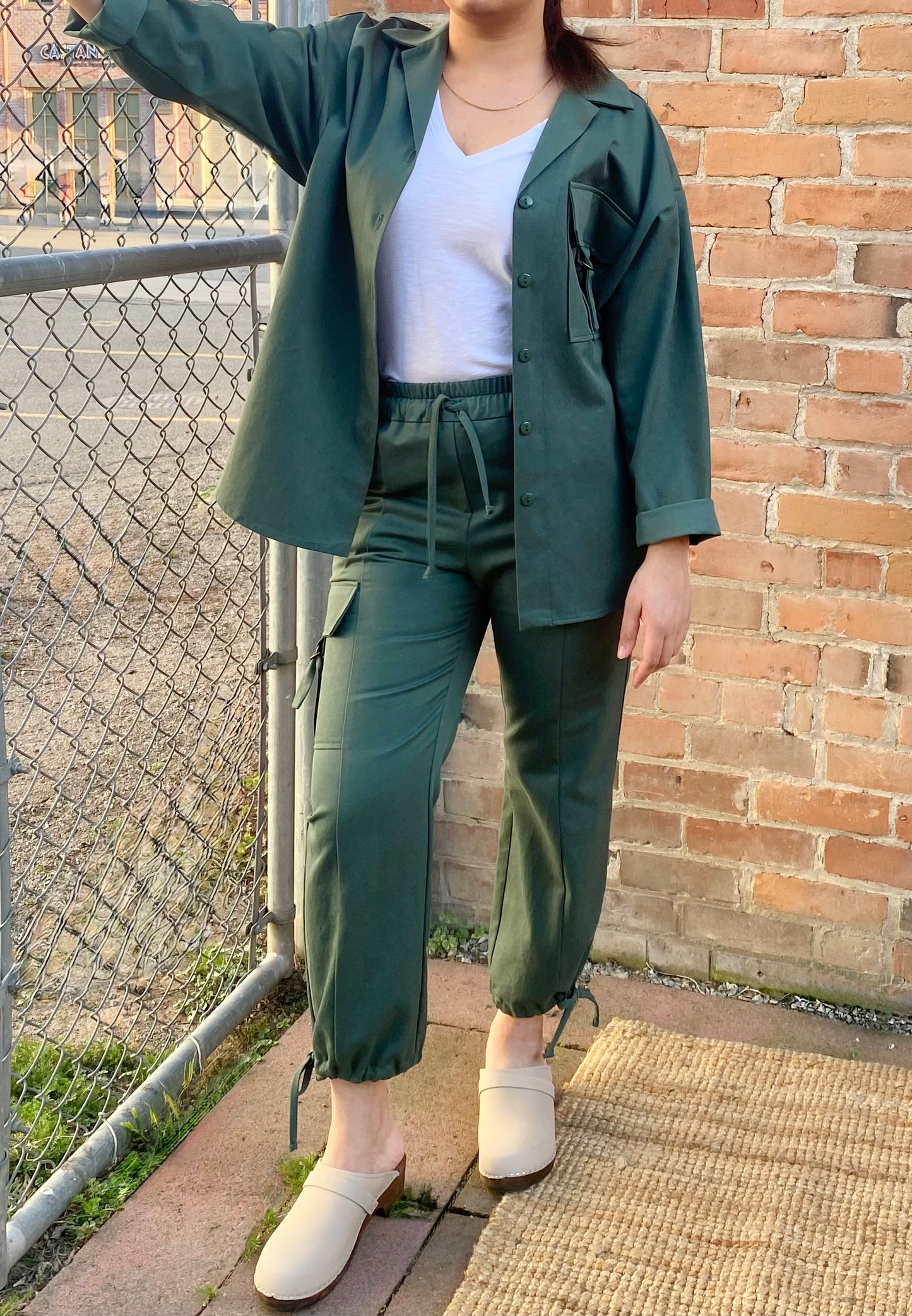 SS25 - Cokluch - Sumini Pant in Tyler Twill Eden - front 3