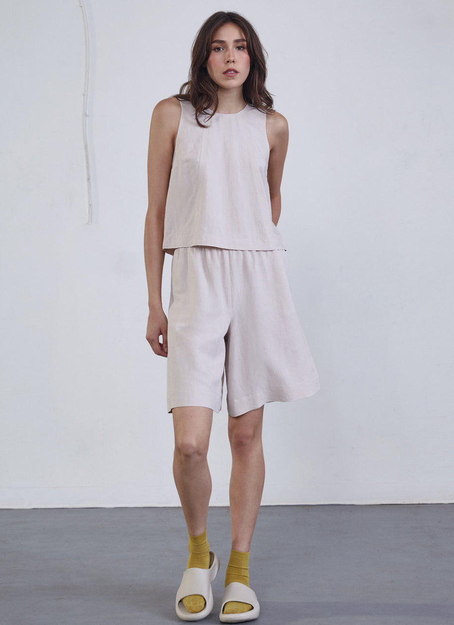 SS25 - Dagg and Stacey - Lowen Top in Oyster - front 1