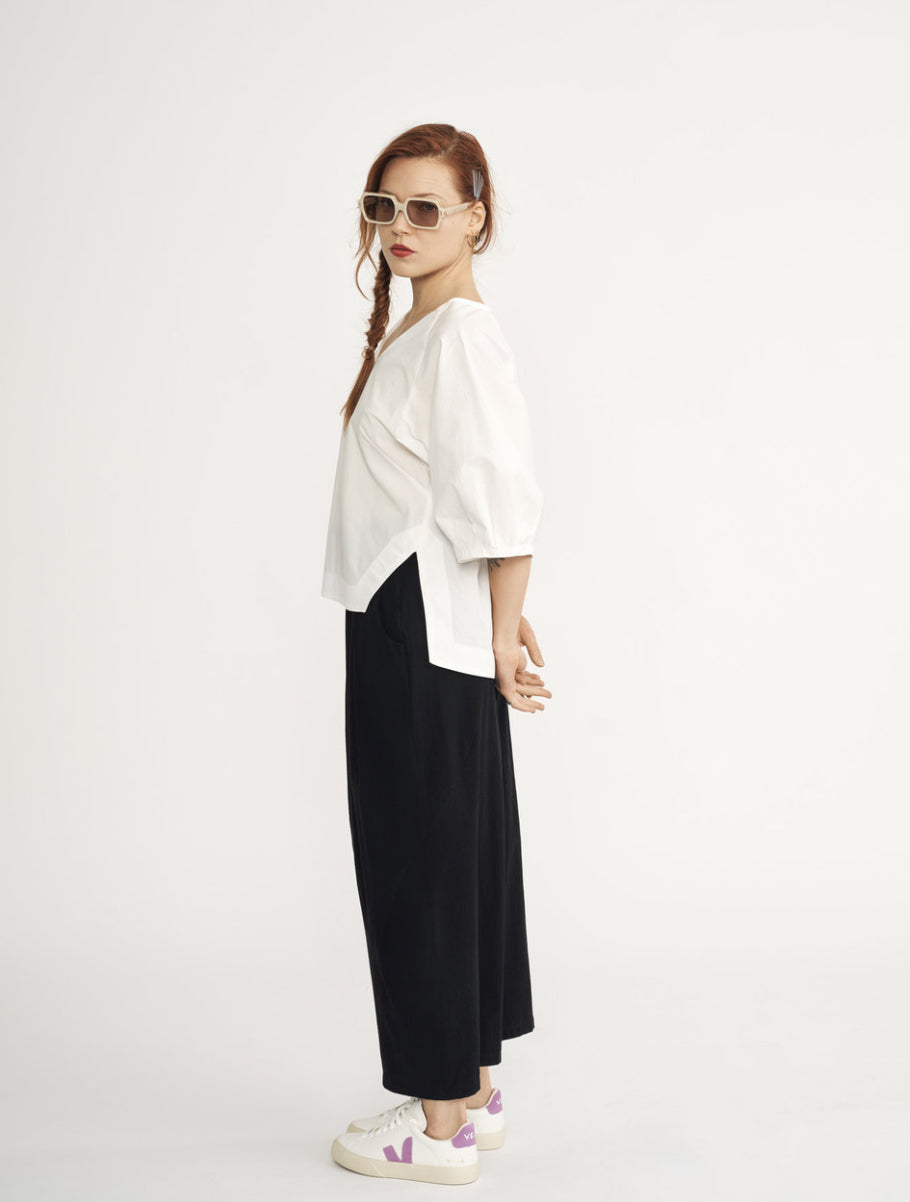 SS25 - Jennifer Glasgow - Perseus Top in Ivory - side 3