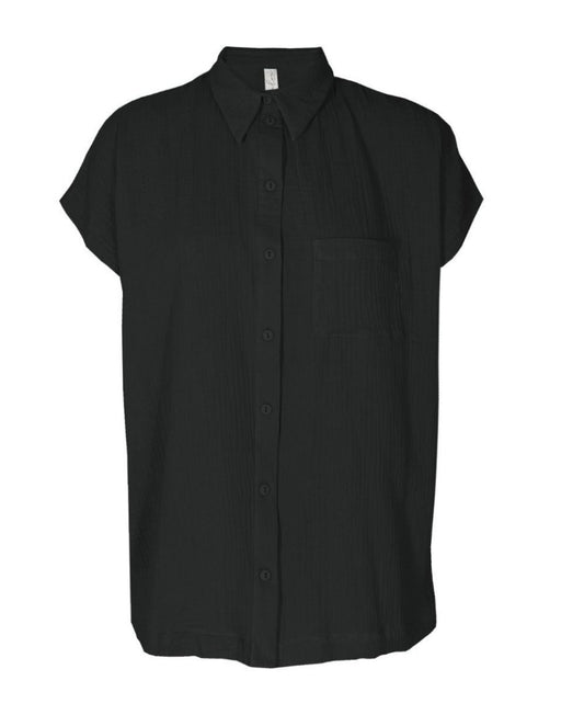 SS25 - Melow - Kandice Top in Black - front 1