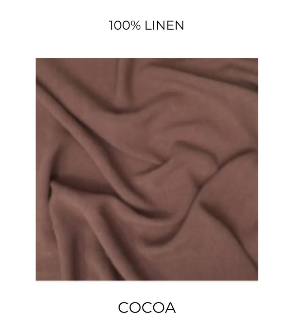 SS25 - Shelter | Summer Linen PJ’s in Cocoa