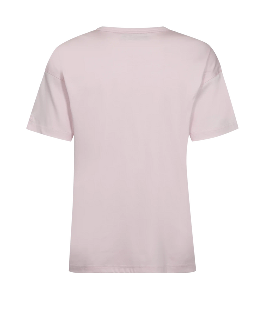 Aina Crewneck Tee in Ballet Slipper - MOSMOSH