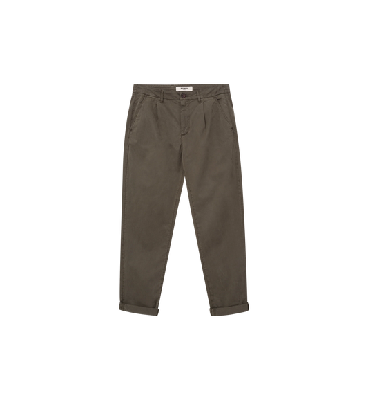 Mos Mosh Gallery Men's Jones Darwin Pant in Grape Leaf front flatlay