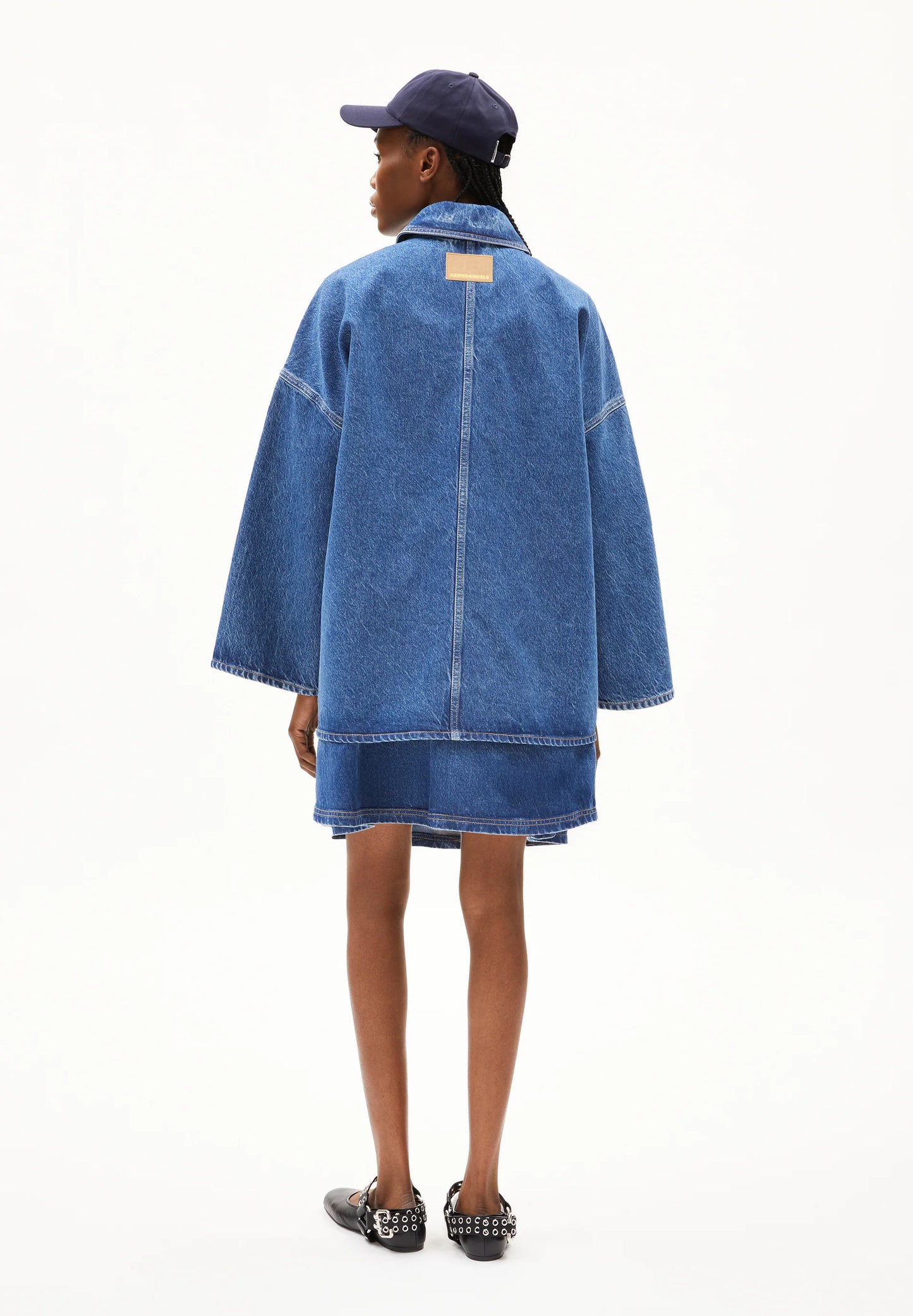 ARMEDANGELS Canada Oversized Denim Jacket in Blue with a Comfortable Fit and Stylish Design in Canada