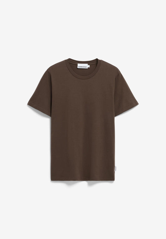 ARMEDANGELS Men's Unisex Brown T-Shirt for Comfortable Everyday Wear in Kelowna