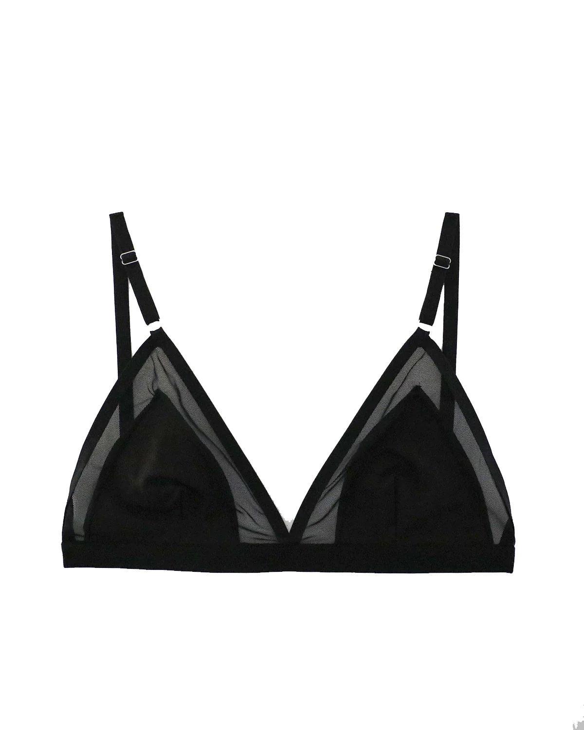 Mary Young - SS24 - Contrast Bra in Black - display front 5