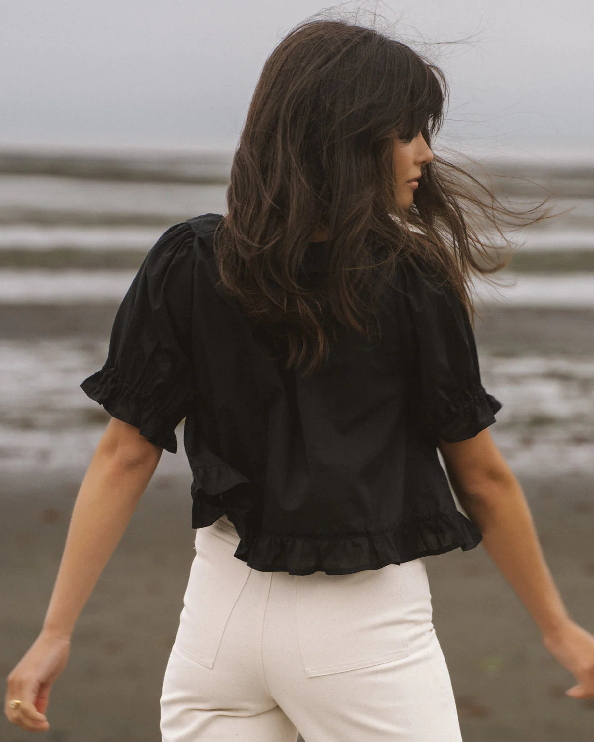Harly Jae Doll Blouse in Black Fall23/24
