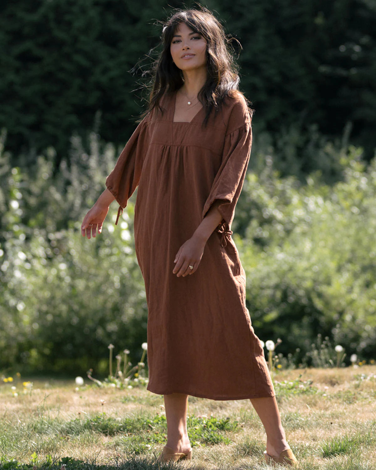 Harly Jae Paysanne Heritage Dress in Cinnamon Fall 23/24