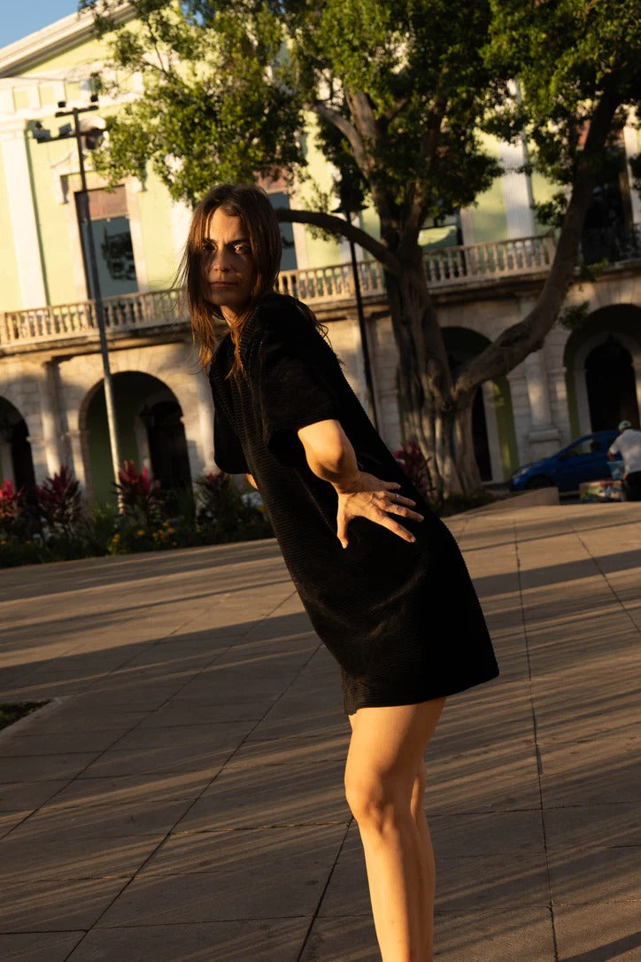 Mykonos Dress in Pepper Velvet