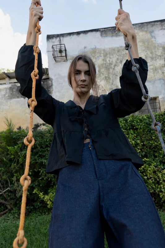 Sintra Blouse in Pepper