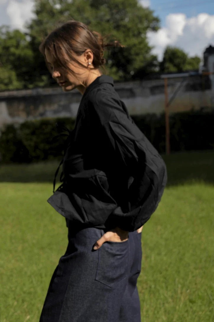 Sintra Blouse in Pepper