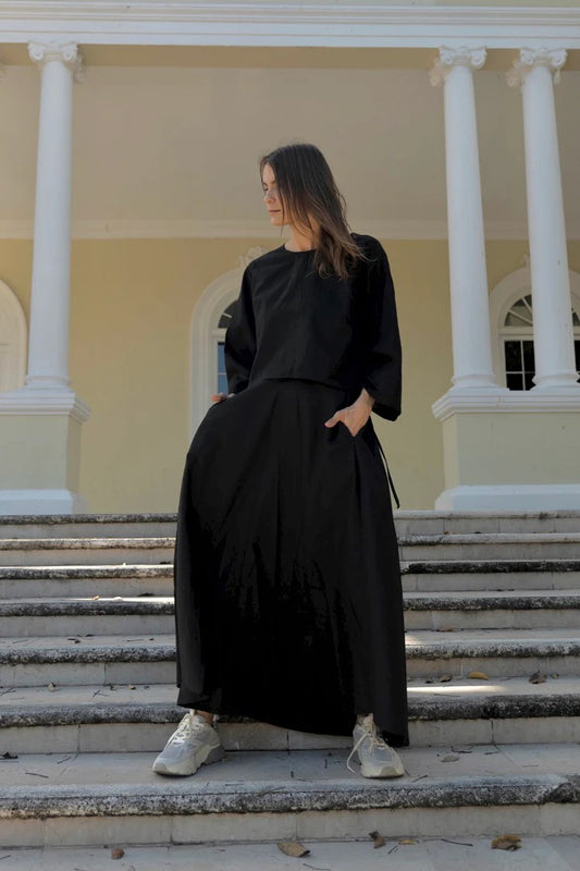 Savannah Skirt in Pepper