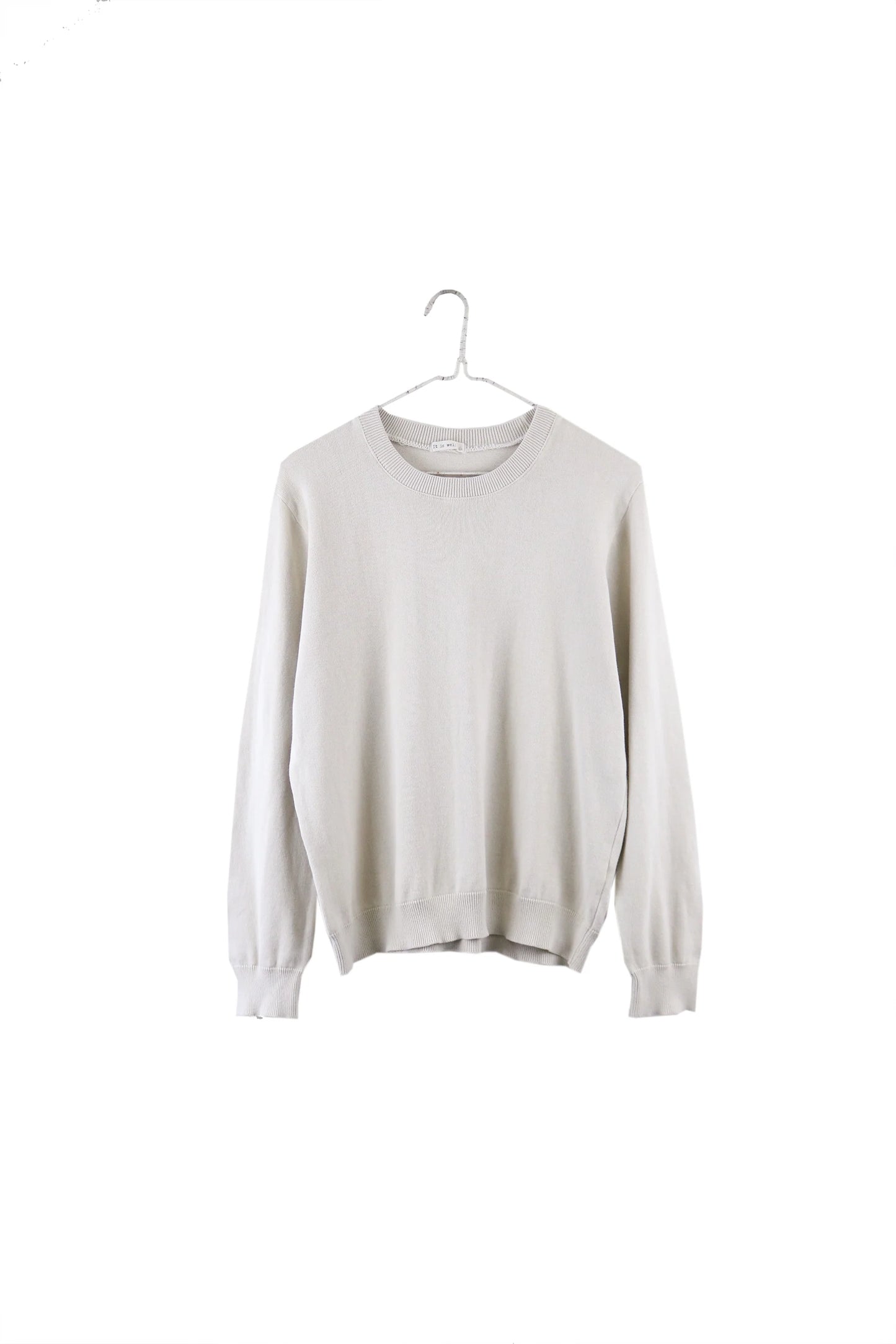 SS24 it is Well L.A Easy Crewneck Sweater in Natural