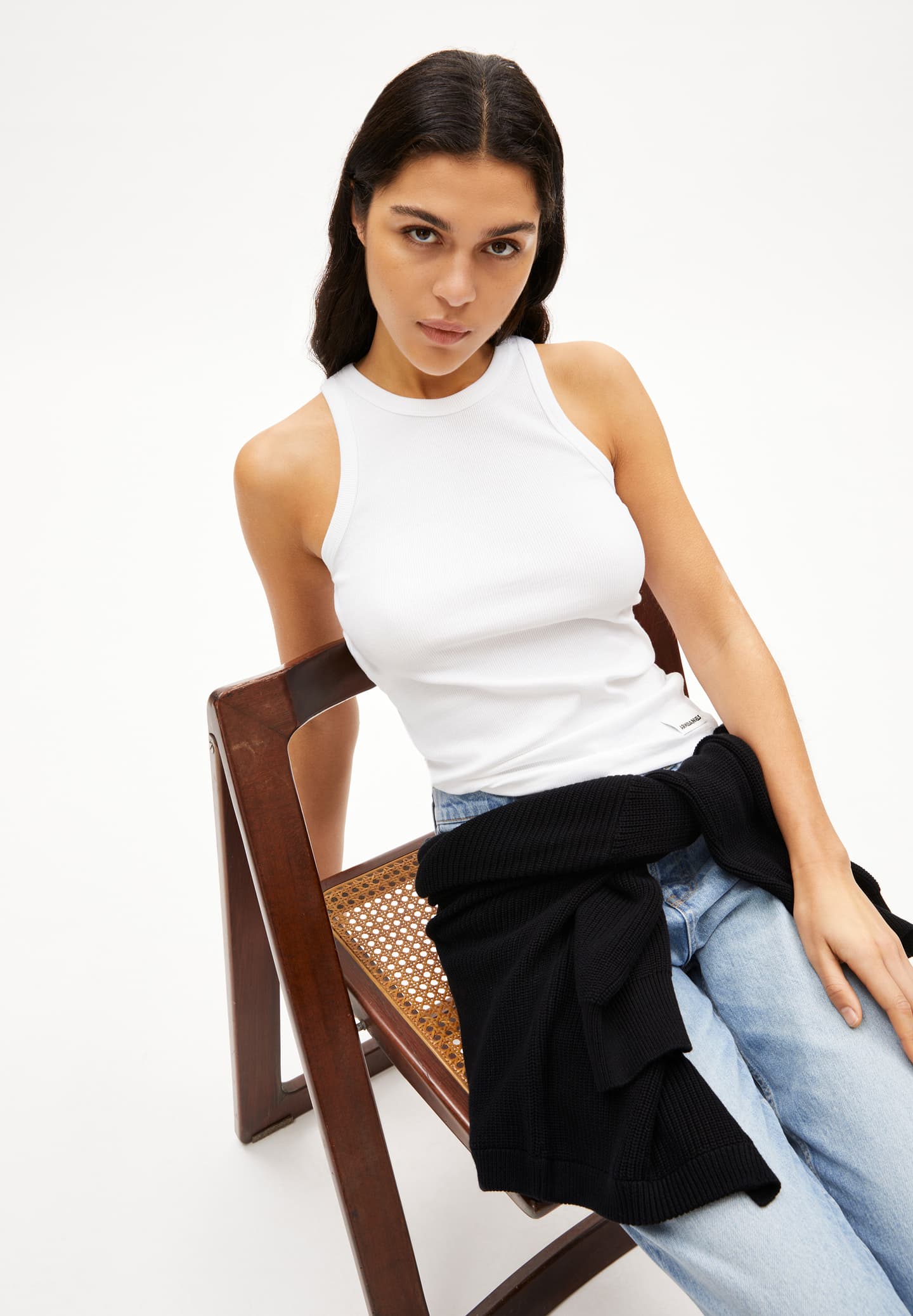 Kanitaa Rib Tank in White