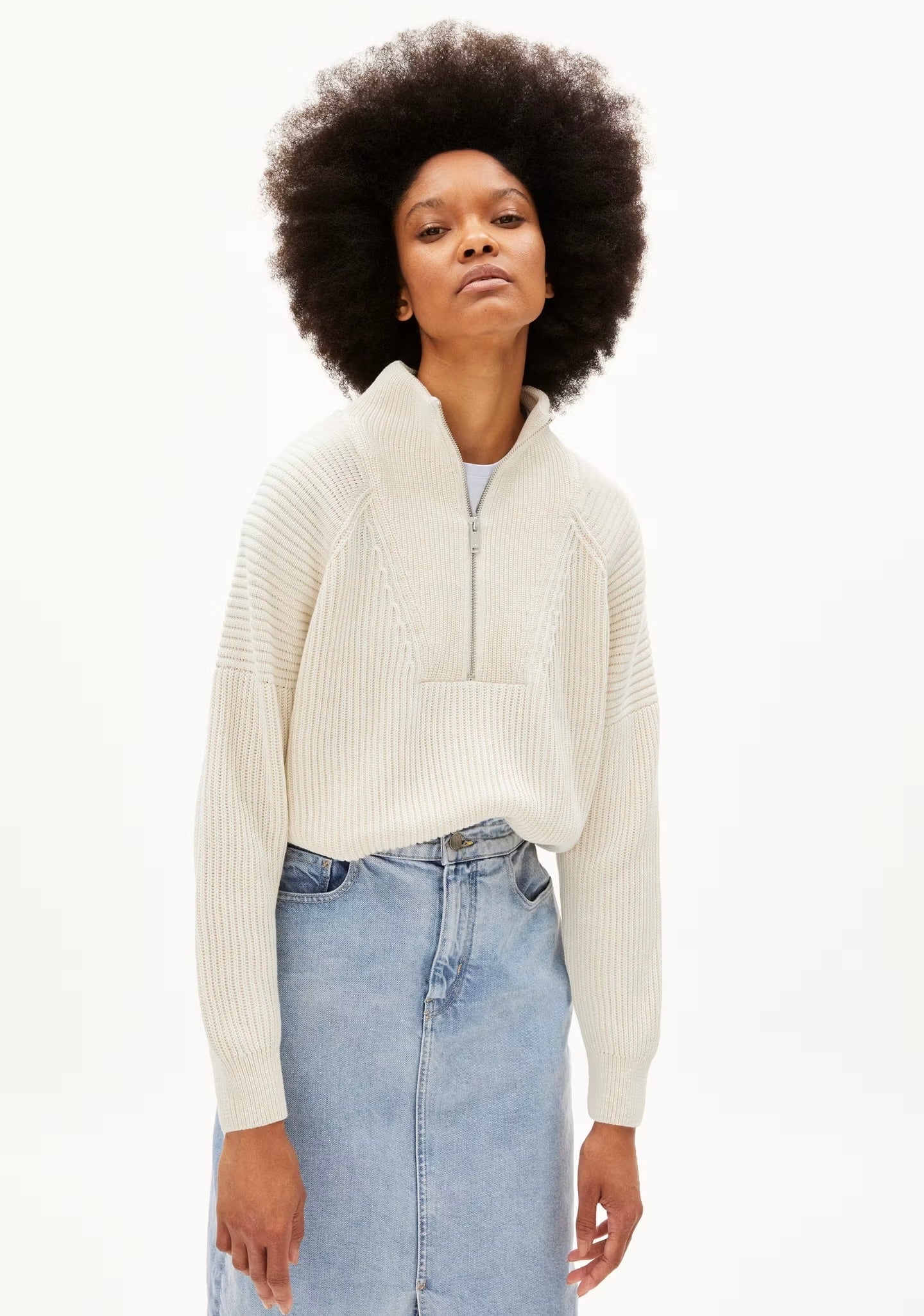 ARMEDANGELS -SS24 - Ronyiaas Undyed Organic Cotton Sweater
