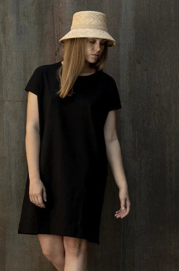 Fortuna Dress in Black Jersey