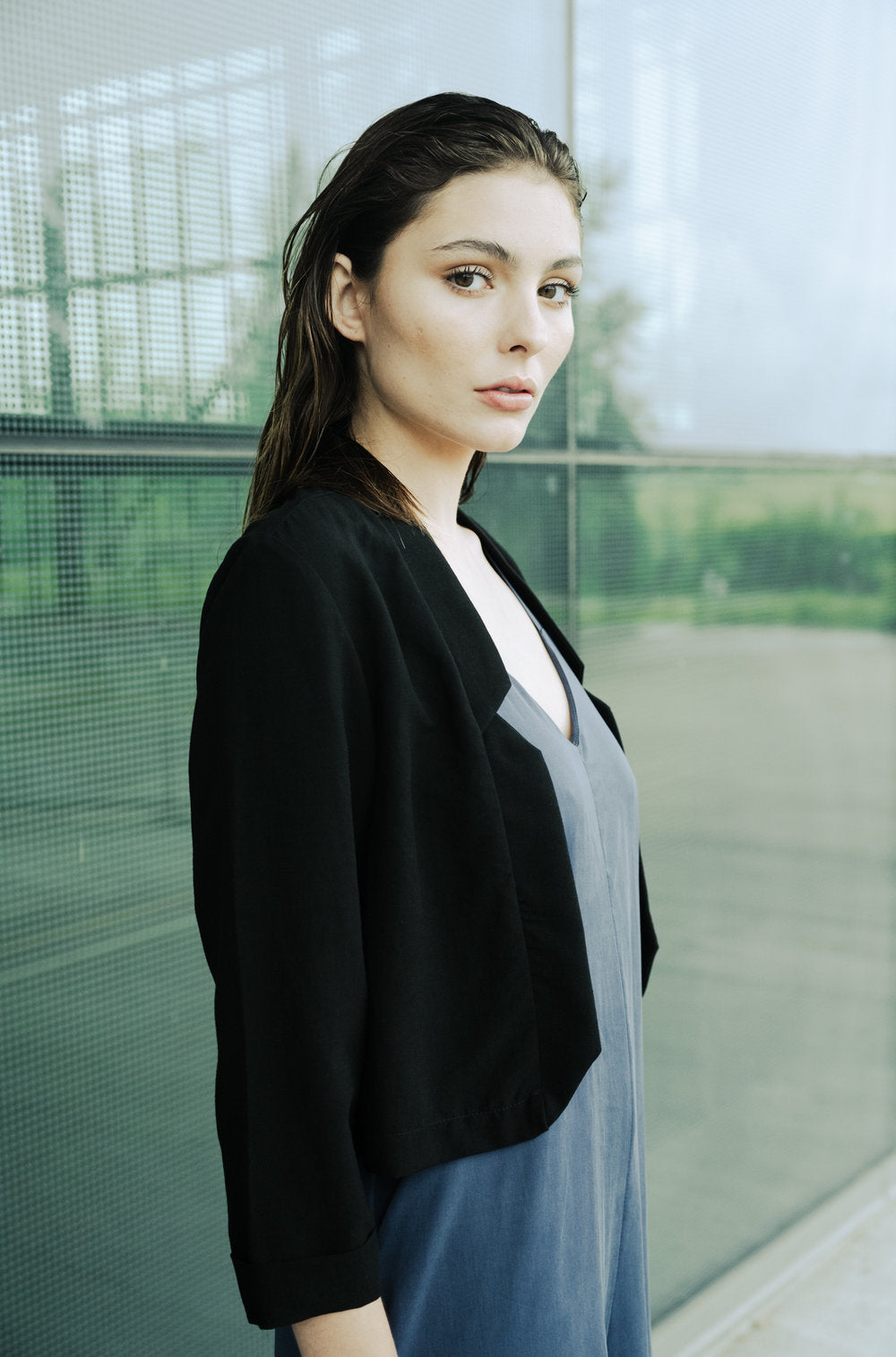 Bodybag by Jude - SS24 - SS24 - Nassau Jacket in Black Linen Side 1