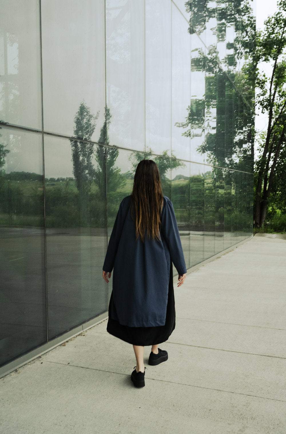Bodybag by Jude - SS24 - Orléans Jacket in Navy Tencel - Back 3