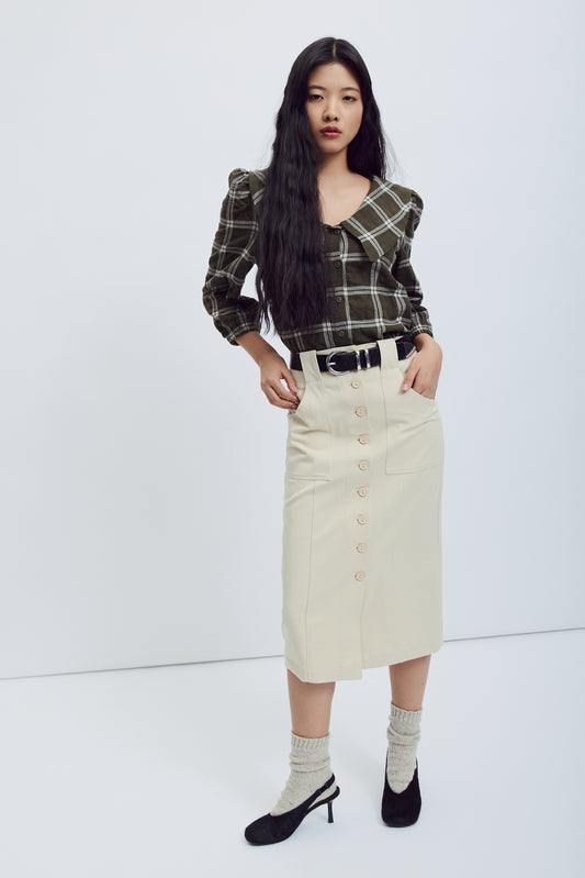 Sabine Skirt in Crème
