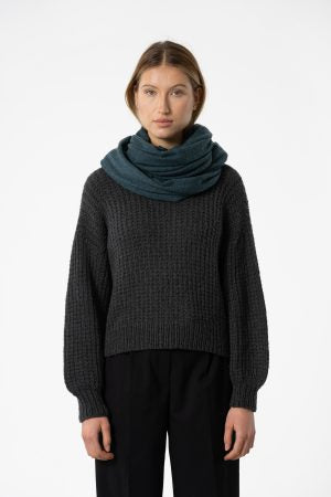 Merino Scarf in Dragonfly Green