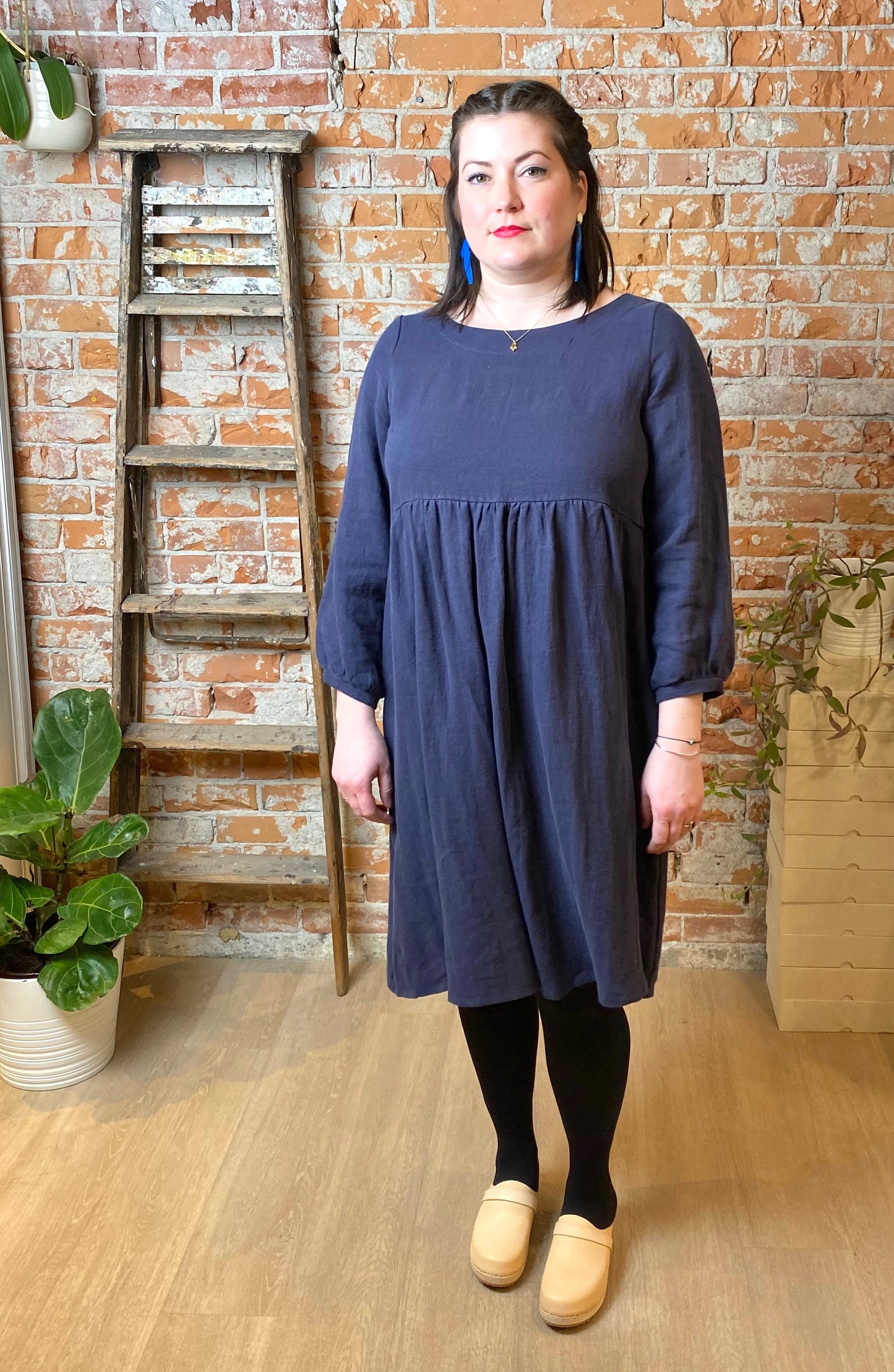 Juniper Dress in Navy
