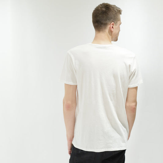 Unisex Crew Tee in No-Bleach White