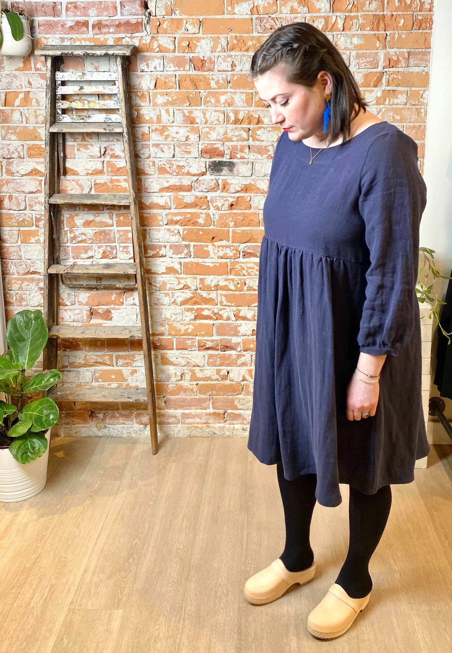 Juniper Dress in Navy