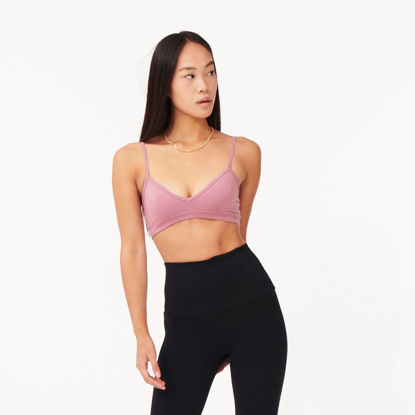 Groceries Apparel Vee Bra in Skywalker, Dasha, Scallop, Chamomile, Vanilla & Black