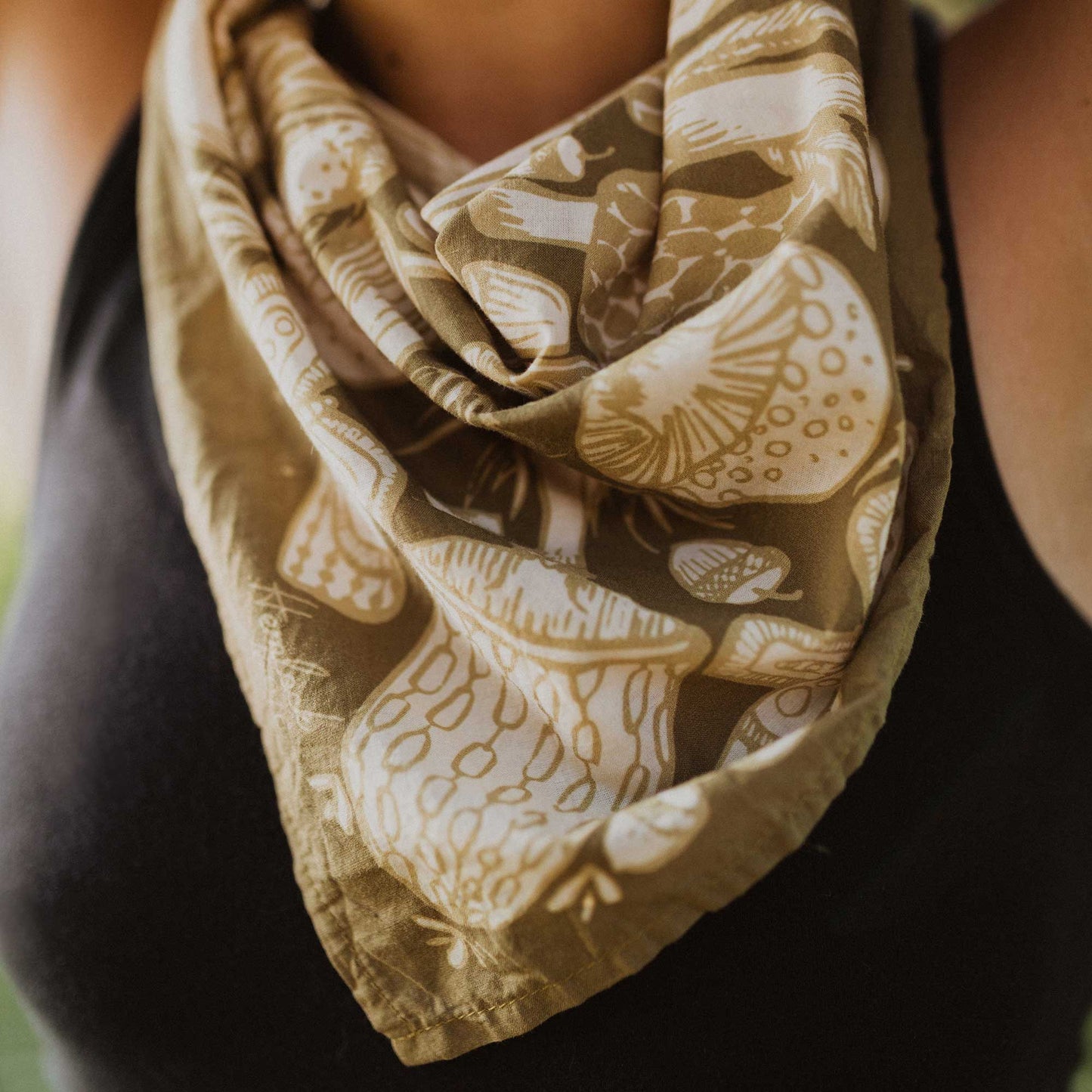 No. 16 Mushrooms Bandana