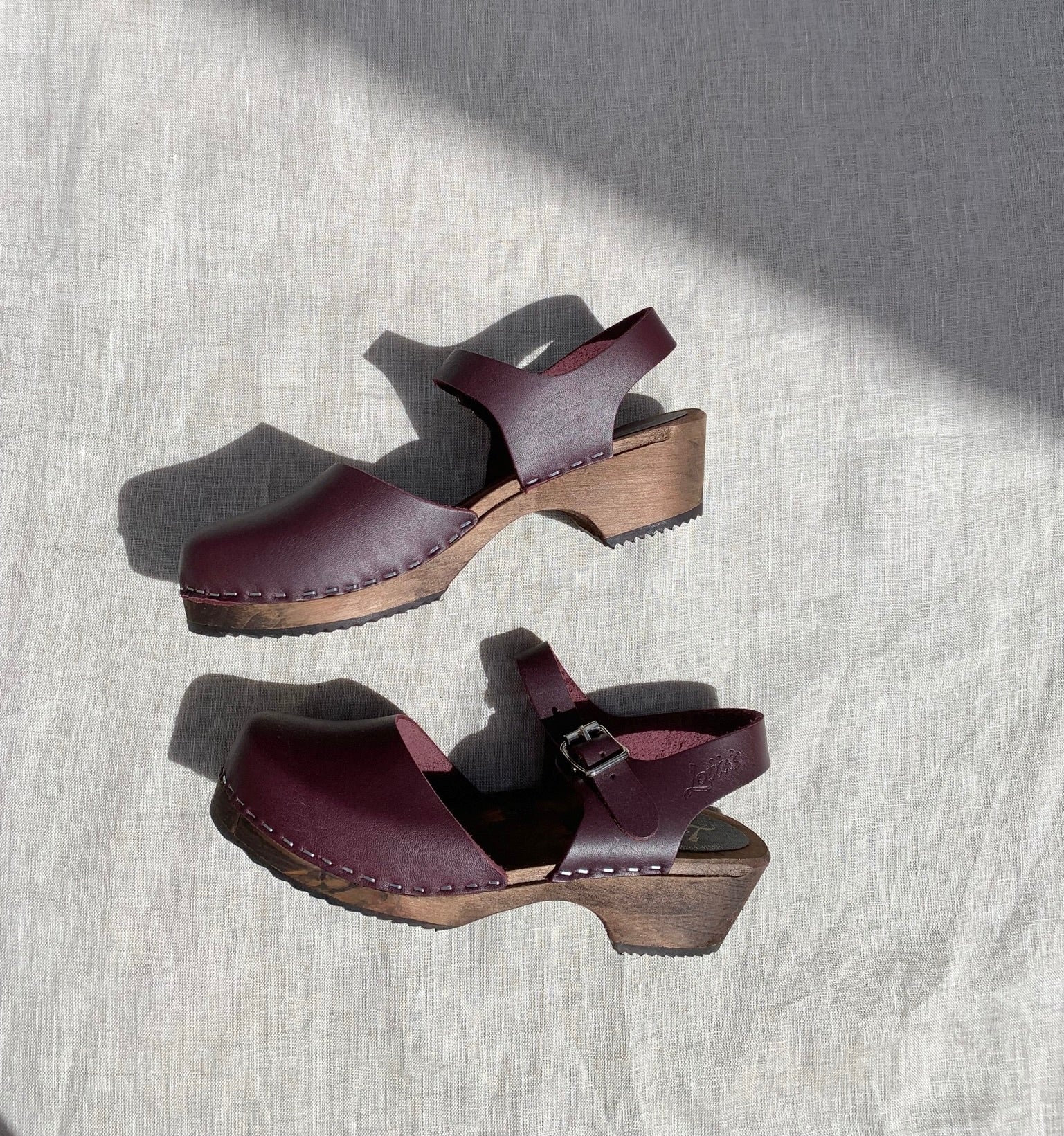 Low wood cheap clogs