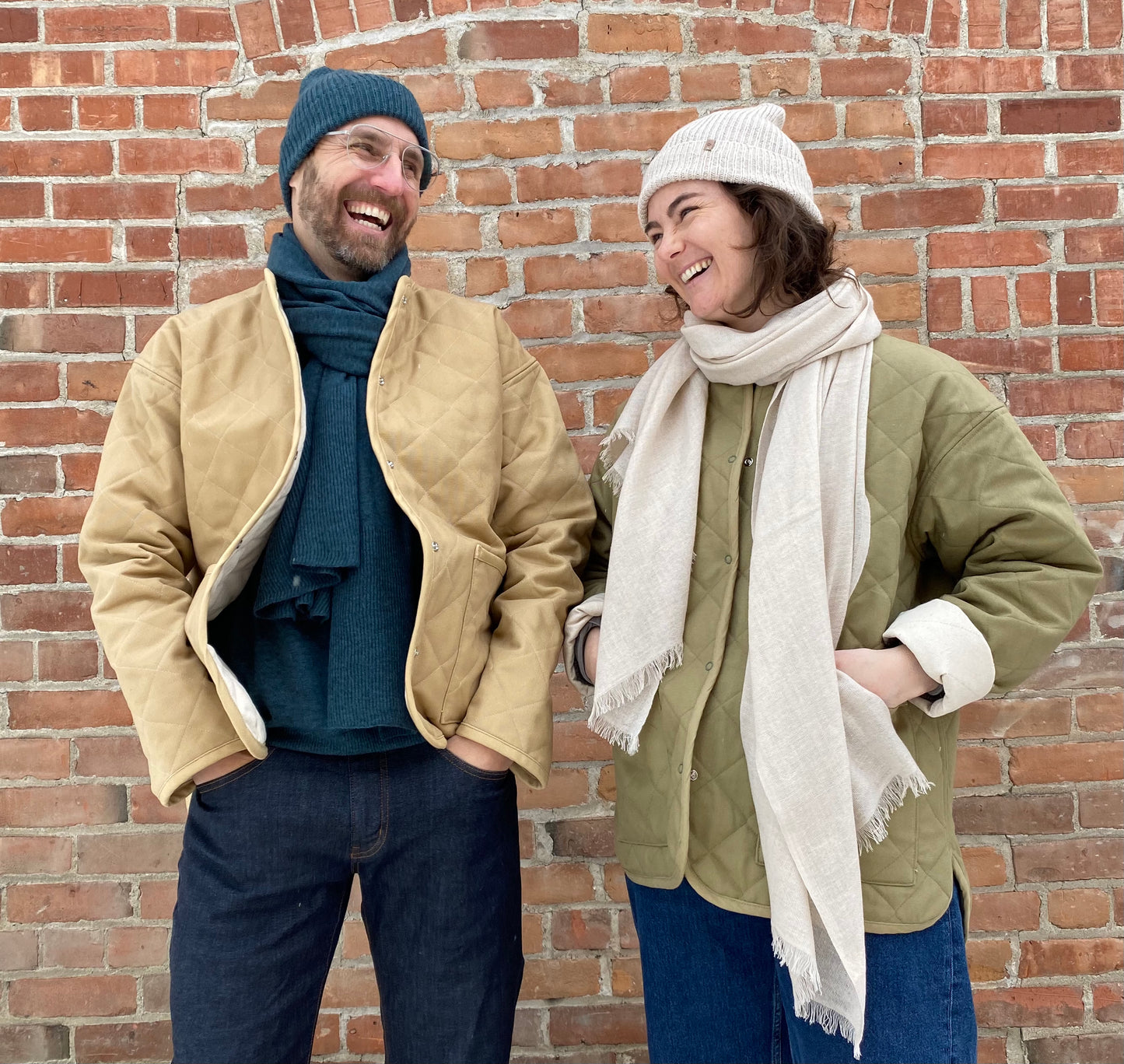 Seek Shelter Milo Coat in Honey made in Vancouver Canada