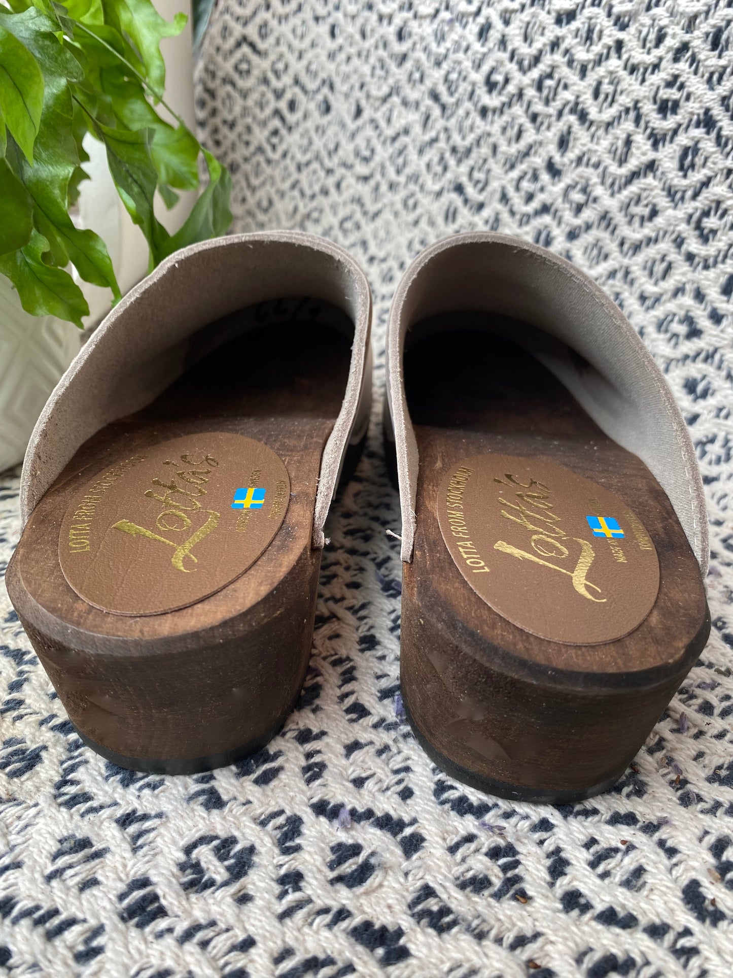Classic Oatmeal Oiled Nubuck Clog on Brown Base