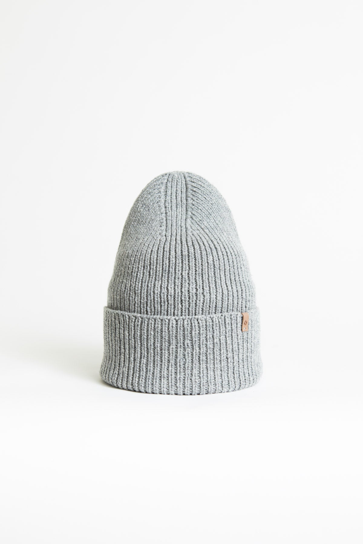 Dinadi Merino Rib Hat in Flint Grey