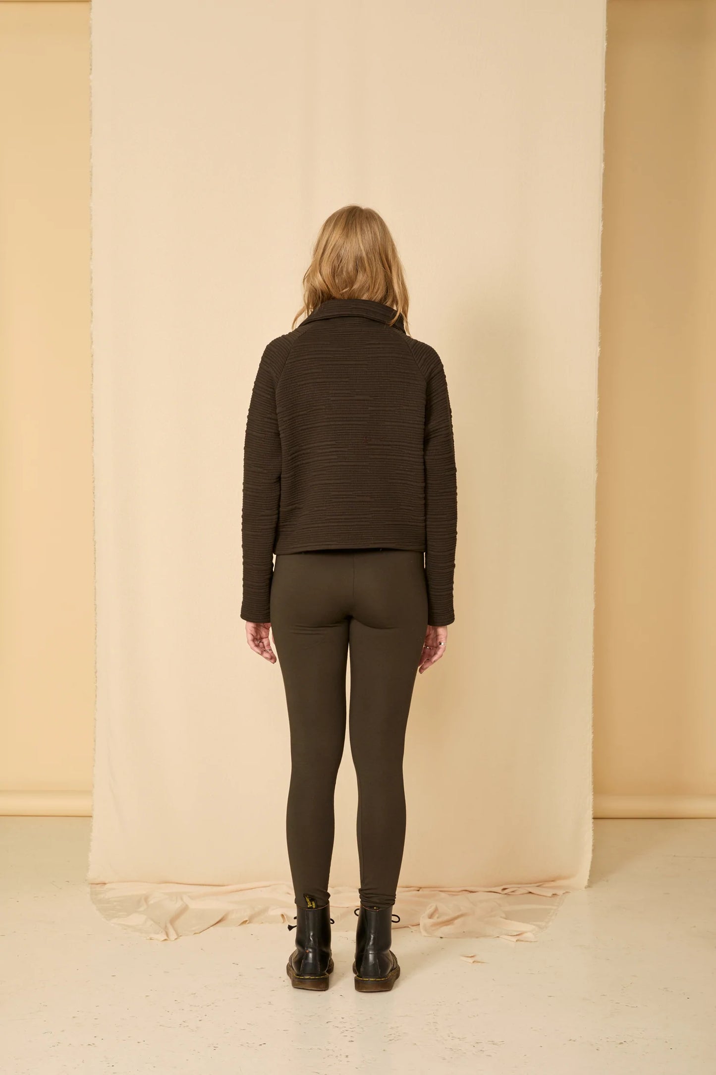 Nude Leggings in Pine